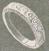 Catalog evidence for Wedding or Guard Ring · No. 90005