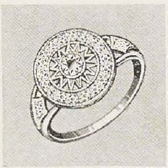 Catalog evidence for Fancy Diamond Cluster Ring · No. 90018