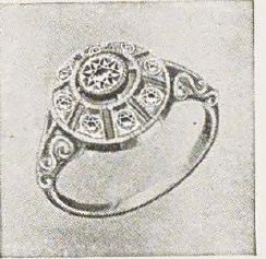 Catalog evidence for Fancy Diamond Cluster Ring · No. 90027