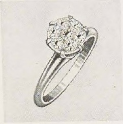 Catalog evidence for Diamond Cluster Ring · No. 90030
