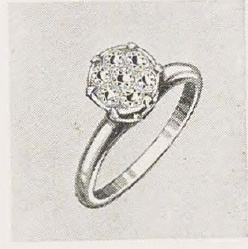 Catalog evidence for Diamond Cluster Ring · No. 90031