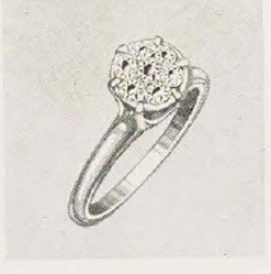 Catalog evidence for Diamond Cluster Ring · No. 90032