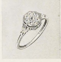 Catalog evidence for Diamond Cluster Ring · No. 90035