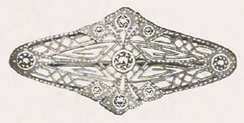 Catalog evidence for Platinum and Diamond Brooch · No. 90488