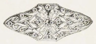 Catalog evidence for Fine Diamond Platinum Brooch · No. 90490