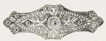 Catalog evidence for Fine Diamond Platinum Brooch · No. 90491