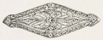 Catalog evidence for Fine Diamond Platinum Brooch · No. 90495