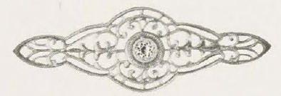 Catalog evidence for Fine Diamond Platinum Faced Brooch · No. 90498