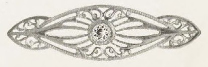 Catalog evidence for Fine Diamond Platinum Faced Brooch · No. 90499