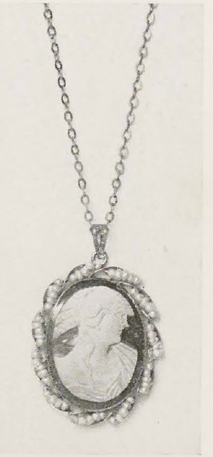 Catalog evidence for Cameo La Vallier Necklace · No. 91050