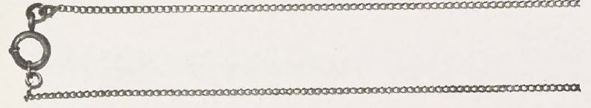 Catalog evidence for Fine Lapped Curb Neck Chain · No. 91122
