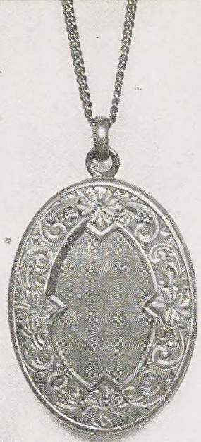 Catalog evidence for Locket and Chain · No. 91215