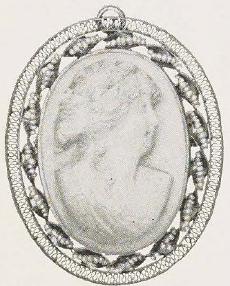 Catalog evidence for Shell Cameo Brooch · No. 91258