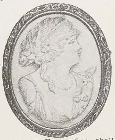 Catalog evidence for Shell Cameo Brooch · No. 91266S