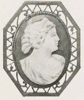 Catalog evidence for Shell Cameo Brooch · No. 91334