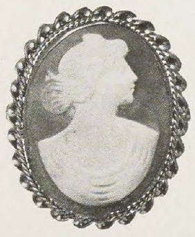 Catalog evidence for Shell Cameo Brooch · No. 91341