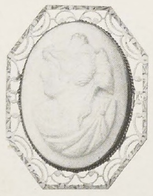 Catalog evidence for Shell Cameo Brooch · No. 91342