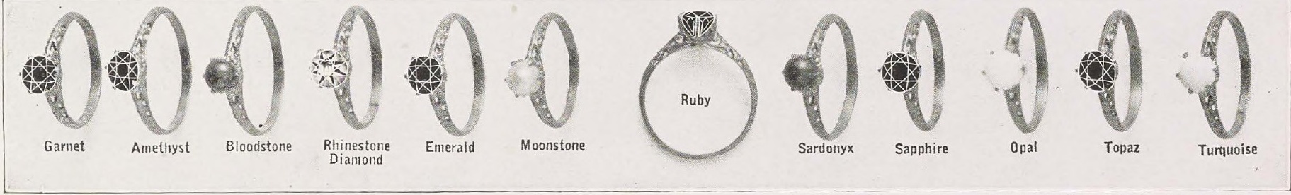 Catalog evidence for Birth Stone Ring · No. 91535