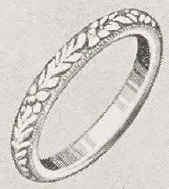 Catalog evidence for Wedding Ring · No. 91539A