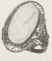 Catalog evidence for Cameo Ring · No. 91604