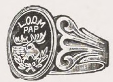 Catalog evidence for Emblem Ring · No. 91764
