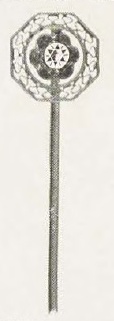 Catalog evidence for Scarf Pin · No. 92022