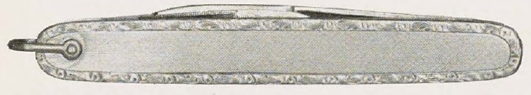 Catalog evidence for Pocket Knife · No. 92133