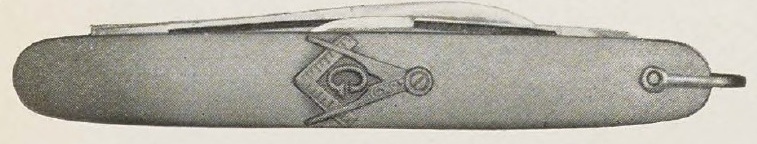 Catalog evidence for Pocket Knife · No. 92138
