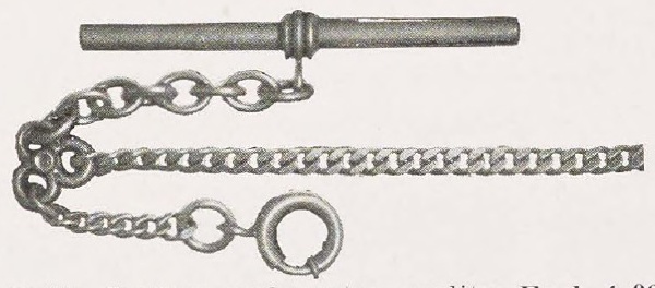 Catalog evidence for Gold Filled Watch Chain · No. 92401