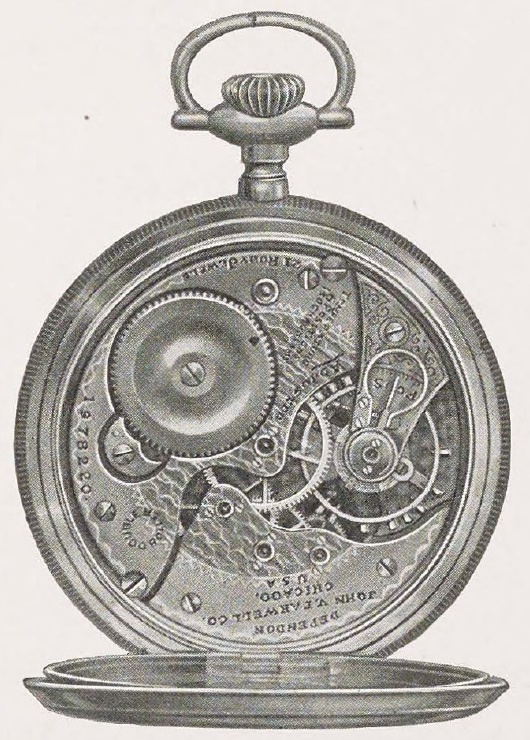 Catalog evidence for Dependon 16-Size 21-Jewel Watch Movement · No. 1025