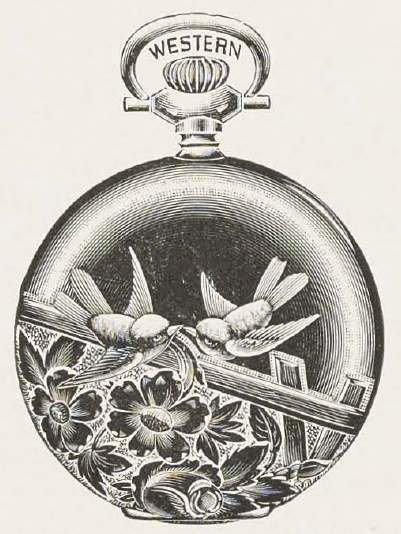 Catalog evidence for Size 6 hunting watch case · No. 93160
