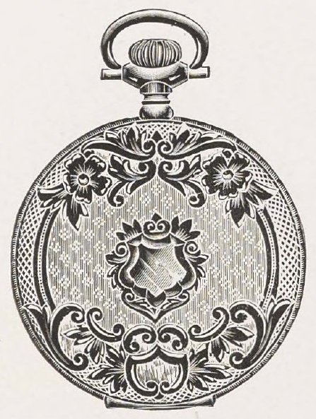 Catalog evidence for Size 12 solid-gold watch case · No. 93177
