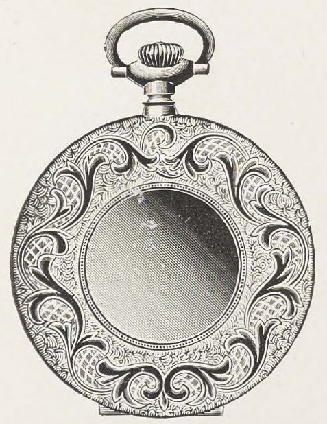 Catalog evidence for Size 12 solid-gold watch case · No. 93181
