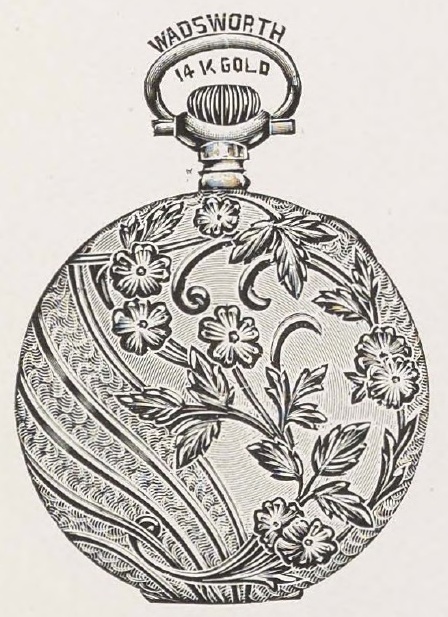 Catalog evidence for Size 12 solid-gold watch case · No. 93182
