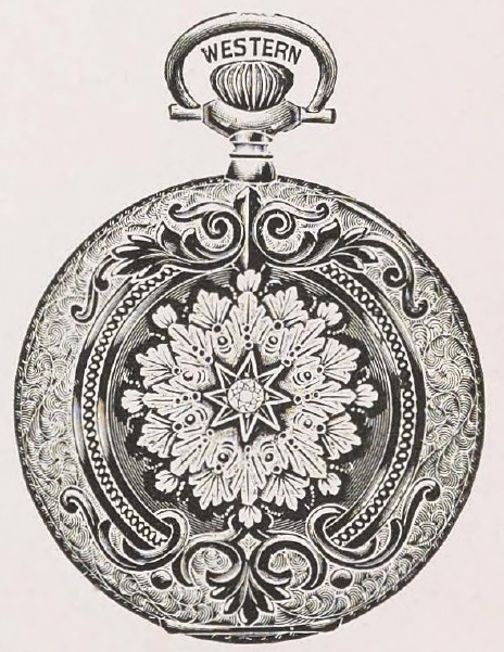 Catalog evidence for Size 12 solid-gold watch case · No. 93184