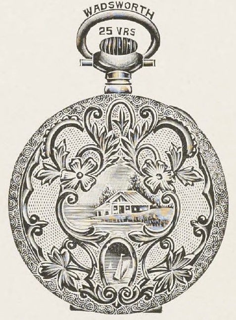 Catalog evidence for Size 12 gold-filled watch case · No. 93193