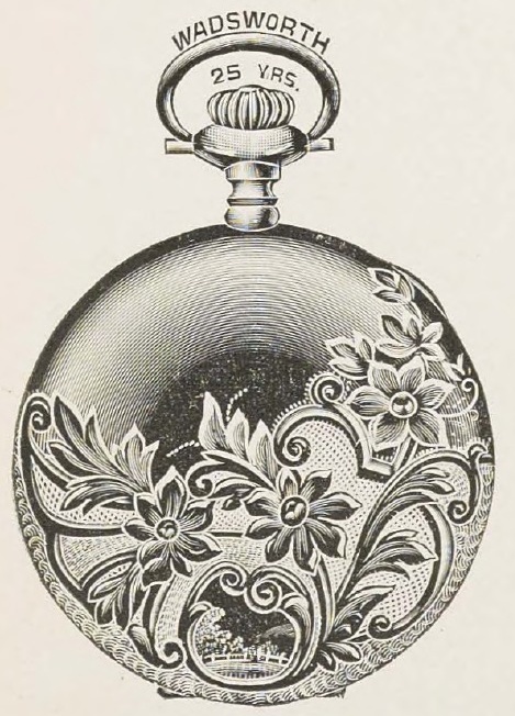 Catalog evidence for Size 12 gold-filled watch case · No. 93196