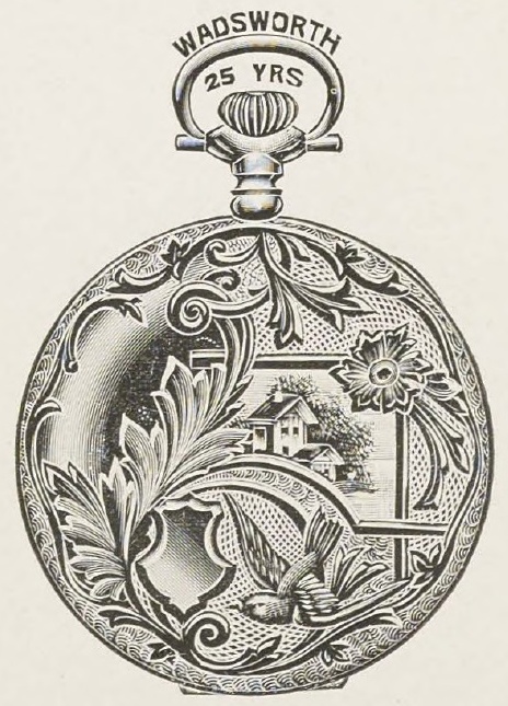Catalog evidence for Size 12 gold-filled watch case · No. 93197