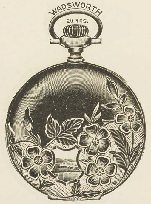 Catalog evidence for Size 16 gold-filled watch case · No. 93258