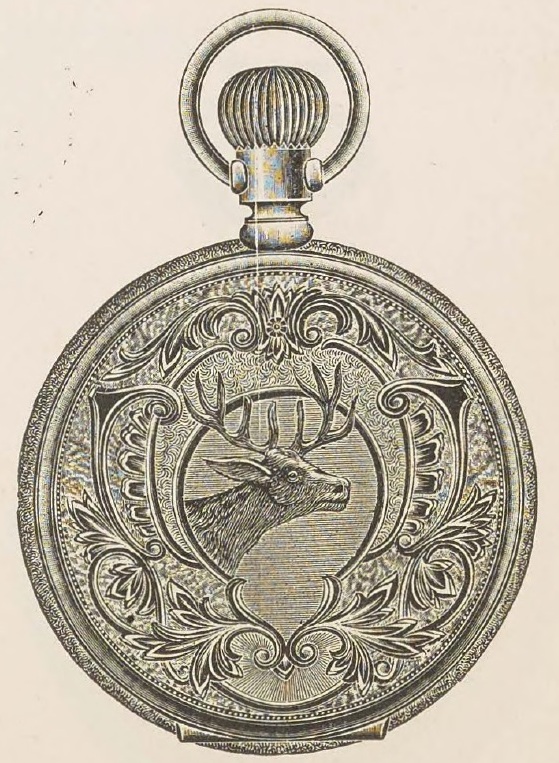 Catalog evidence for Size 18 14k solid-gold watch case · No. 93268