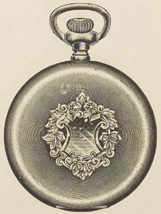 Catalog evidence for Size 18 silveroid watch case · No. 93294