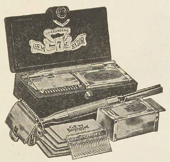 Catalog evidence for Gem Damaskeene Safety Razor · No. 93447