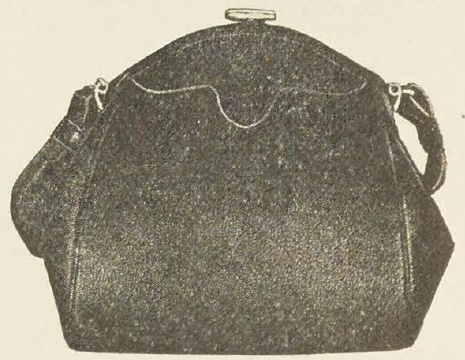 Catalog evidence for Black Dull Finish Genuine Morocco Handbag · No. 810/137