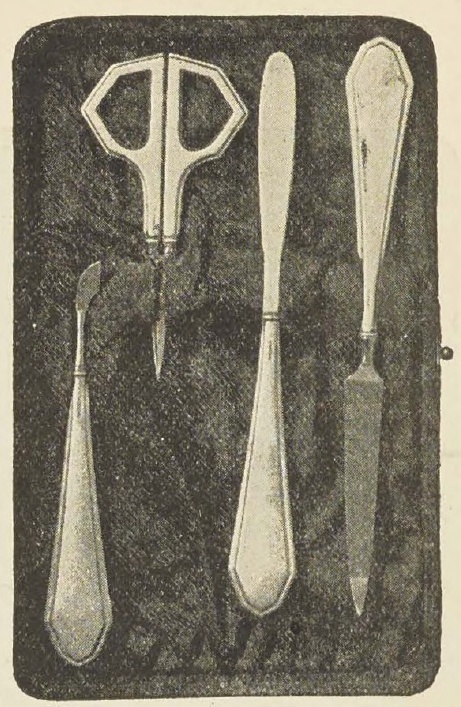 Catalog evidence for Plain Four Piece Manicure Set · No. 93789