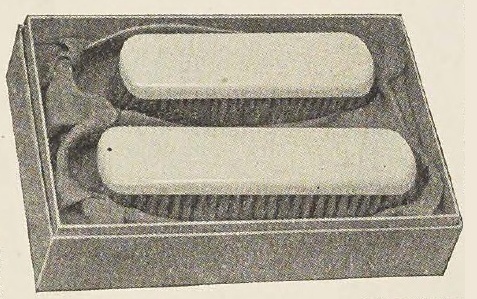 Catalog evidence for Cloth and Hat Brush Set