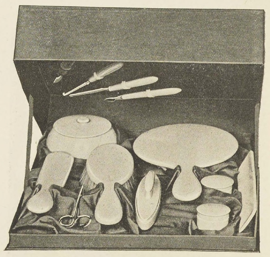 Catalog evidence for Thirteen Piece Toilet and Manicure Set