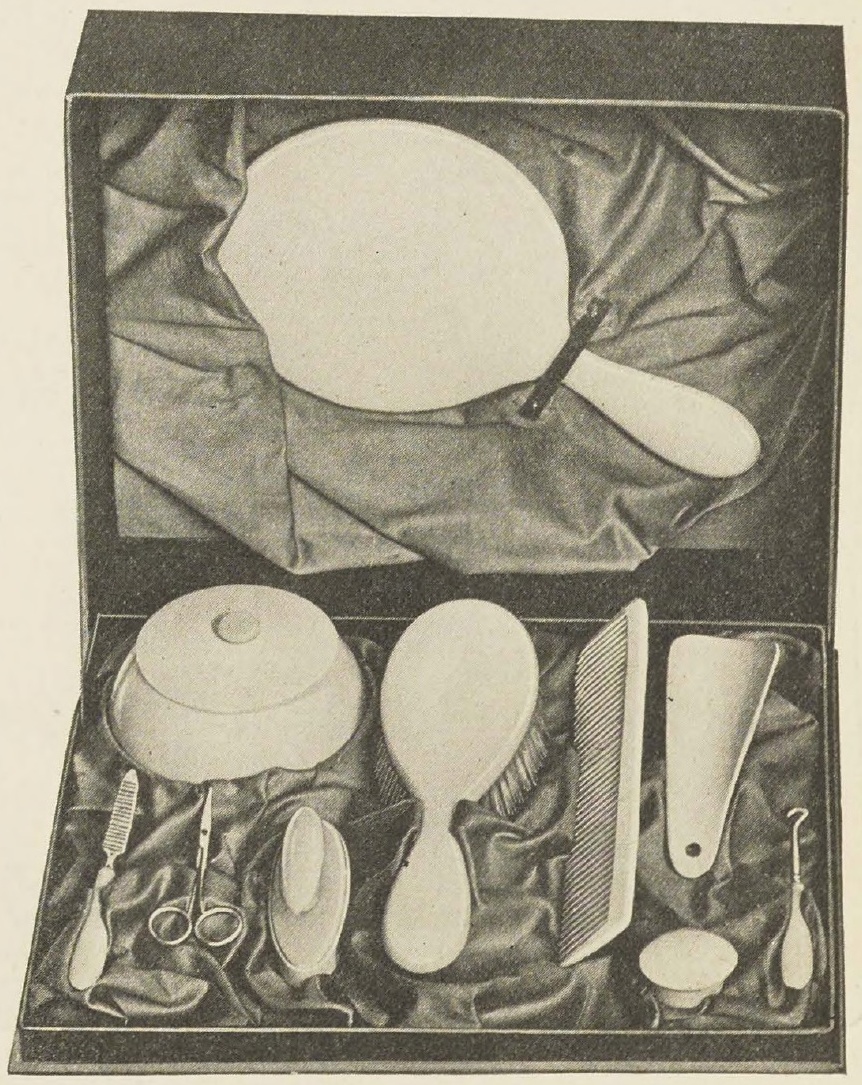 Catalog evidence for Ten Piece Toilet and Manicure Set