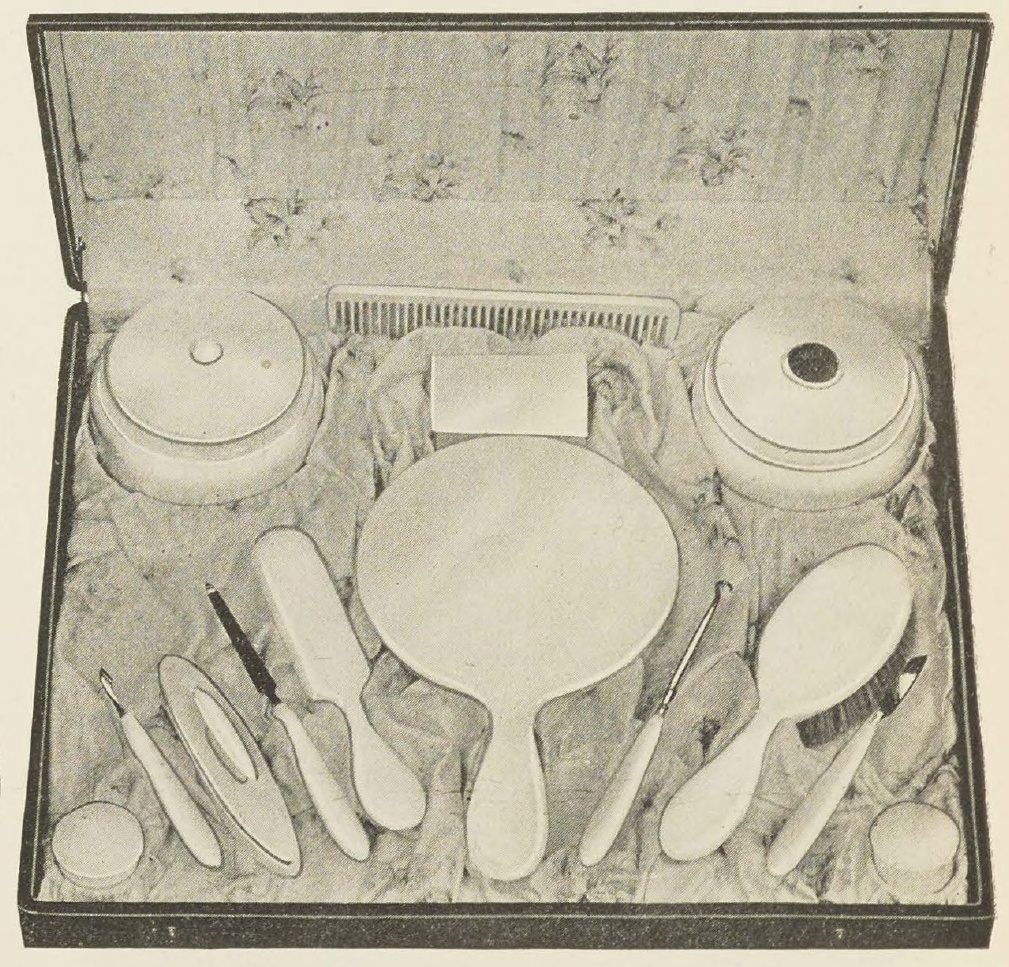 Catalog evidence for Fourteen Piece Toilet and Manicure Set