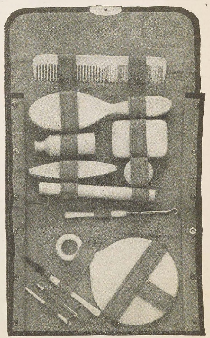 Catalog evidence for Traveling Toilet Set