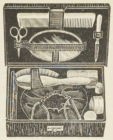 Catalog evidence for Automobile or Visiting Case Set